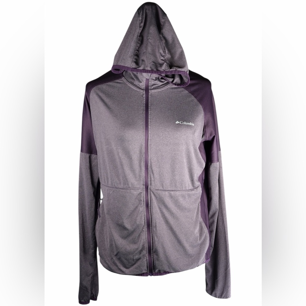 Columbia Women’s Hooded Performance Jacket – Plum Purple – Size L - Picture 4 of 17